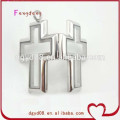 Stainless steel floating charms cross pendant
